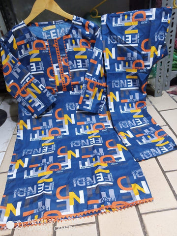 Fendi Digital Print 2 pcs