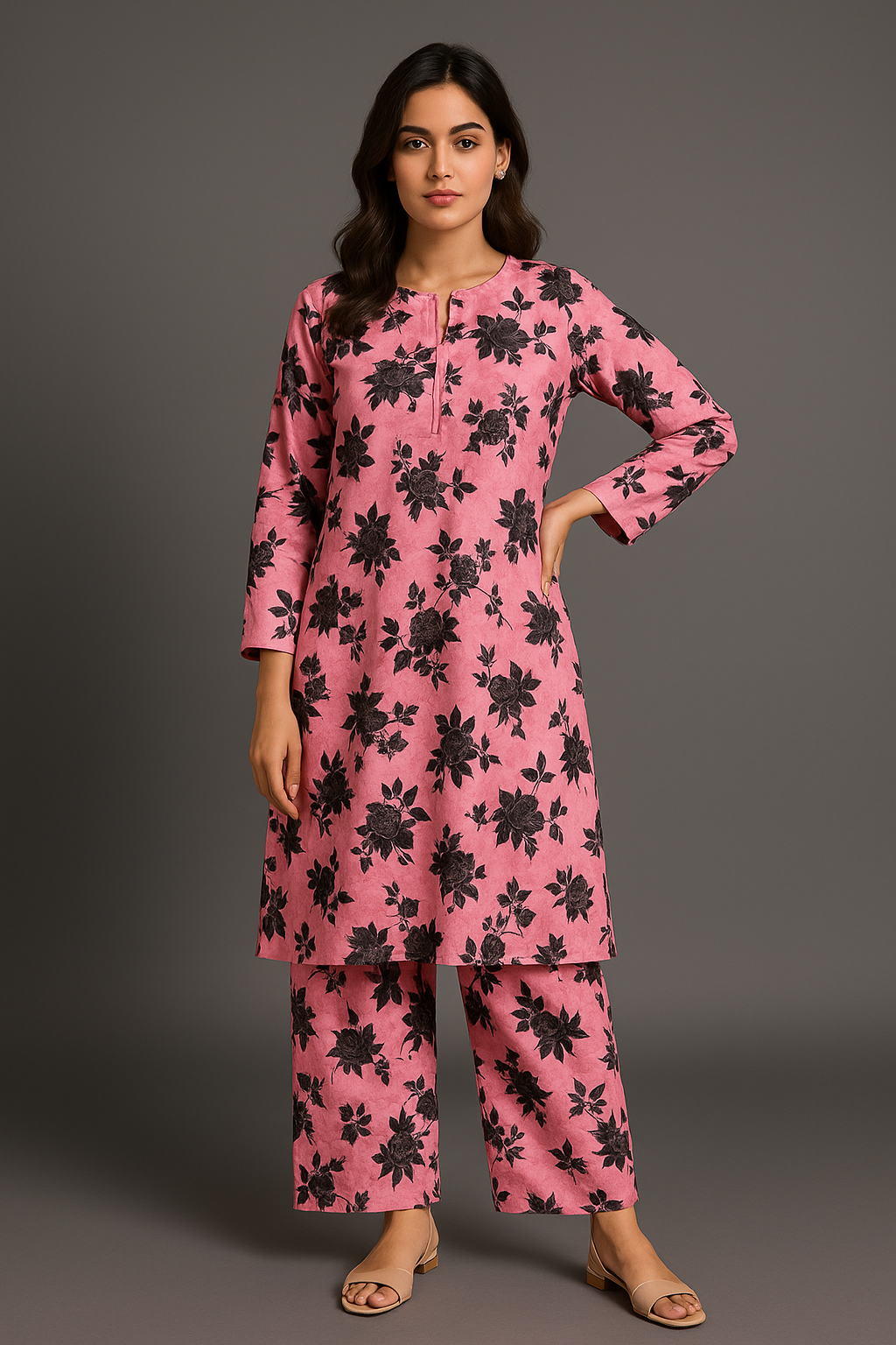 Floral Sapphire Shalwar Kameez